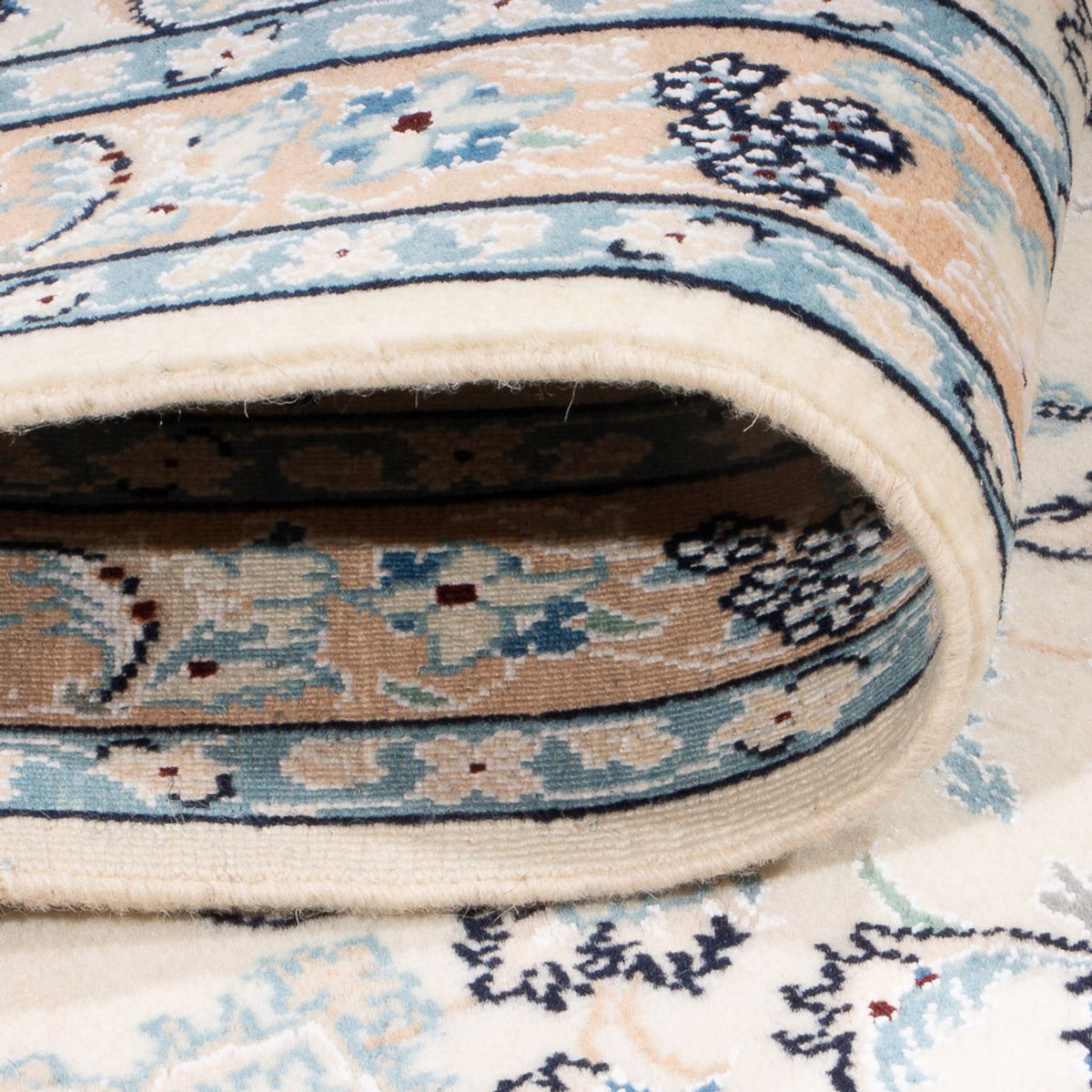 Persisk tæppe - Nain - Premium - 110 x 66 cm - creme