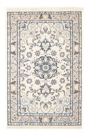 Persisk tæppe - Nain - Premium - 108 x 66 cm - creme