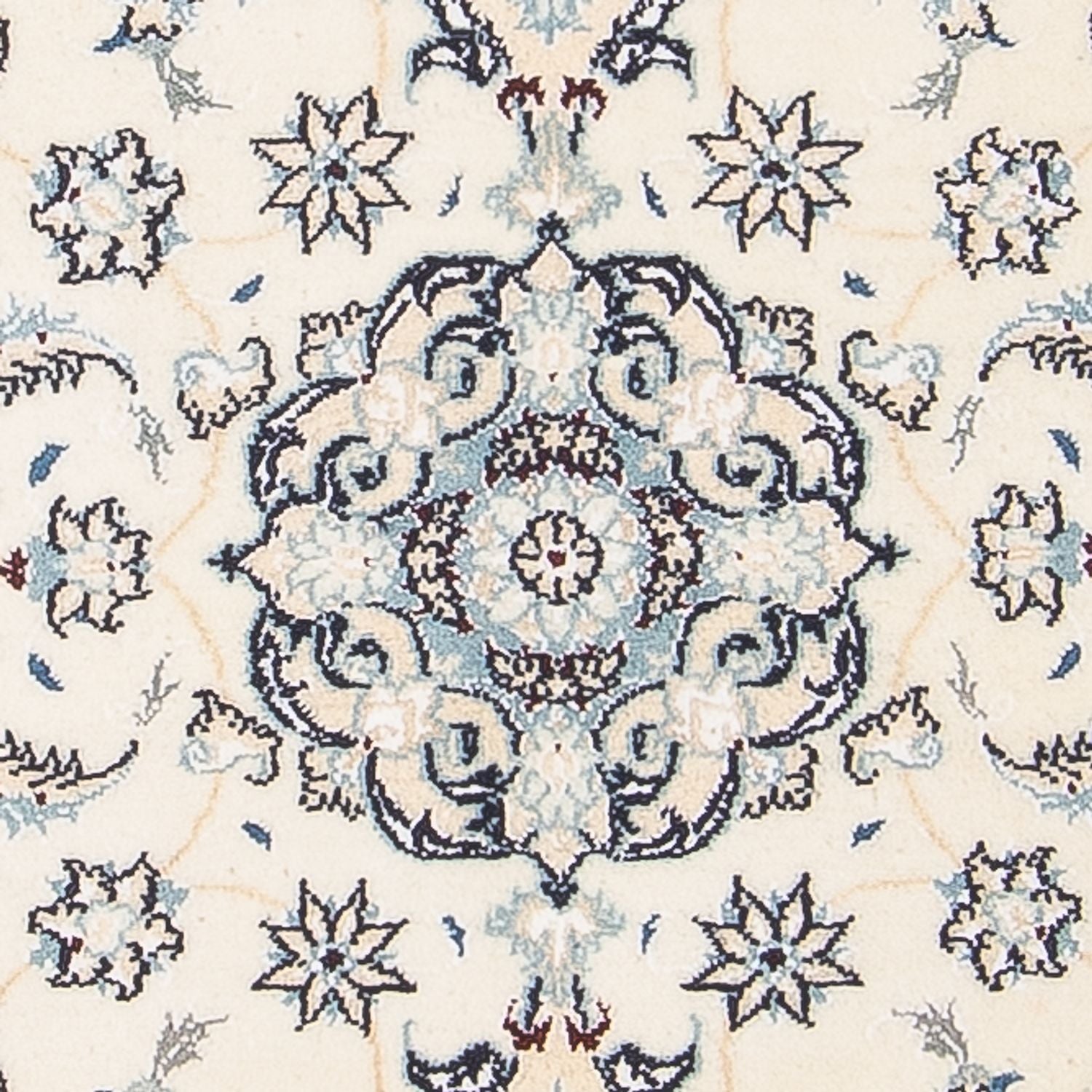 Persisk tæppe - Nain - Premium - 108 x 66 cm - creme