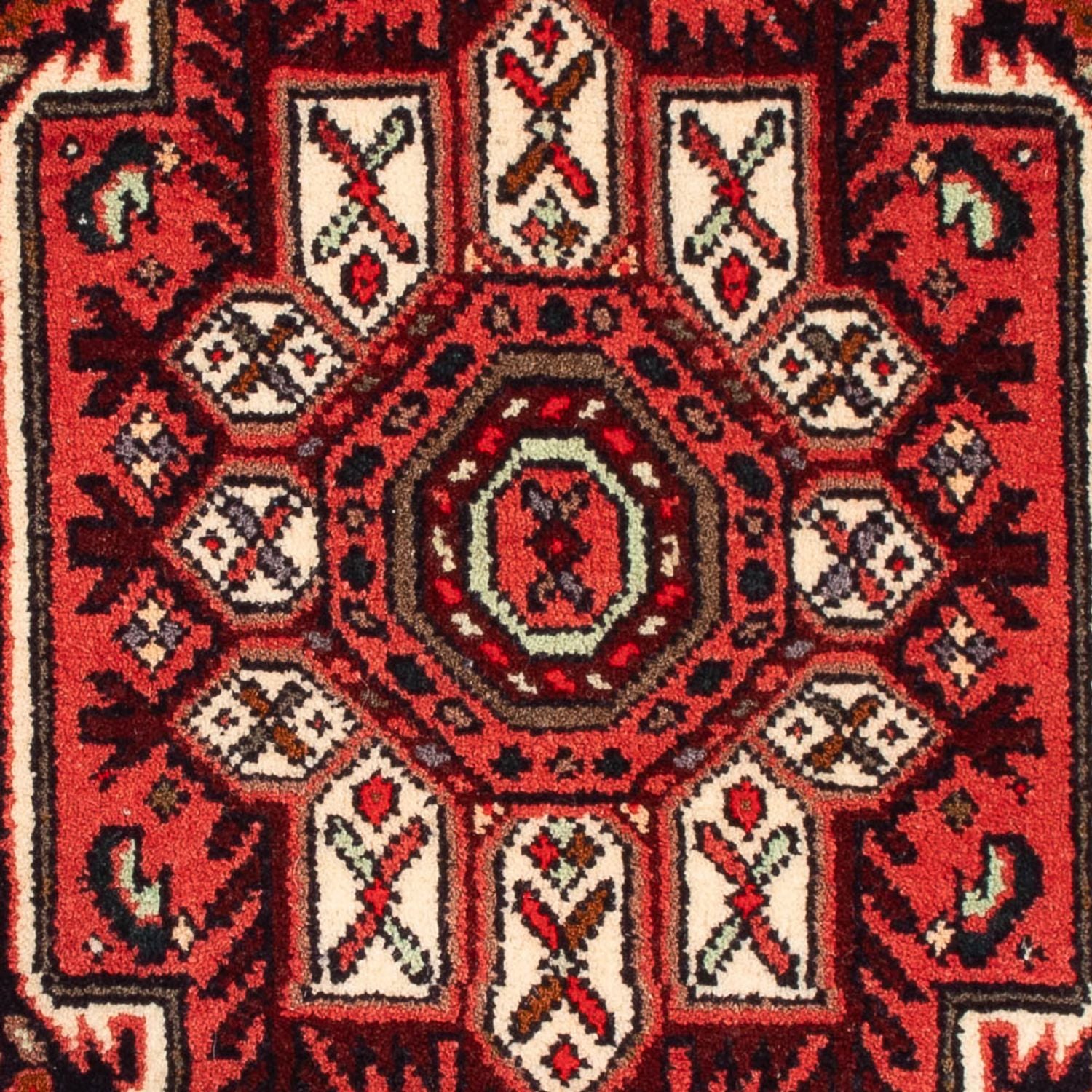 Persisk tæppe - Nomadisk - 94 x 60 cm - rød