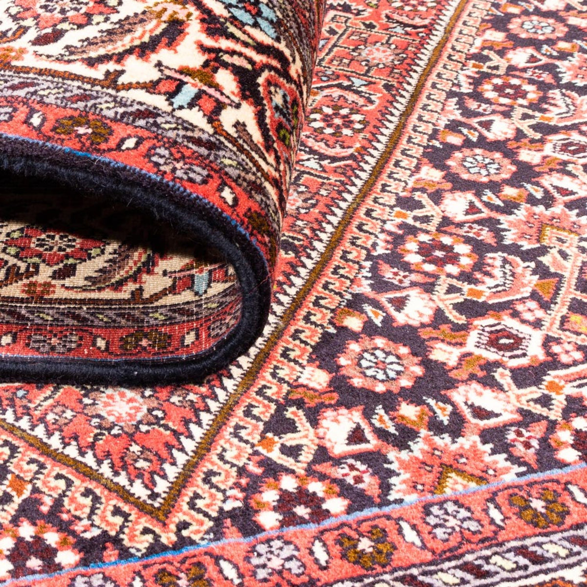 Persisk tæppe - Bijar - Royal - 232 x 171 cm - rød