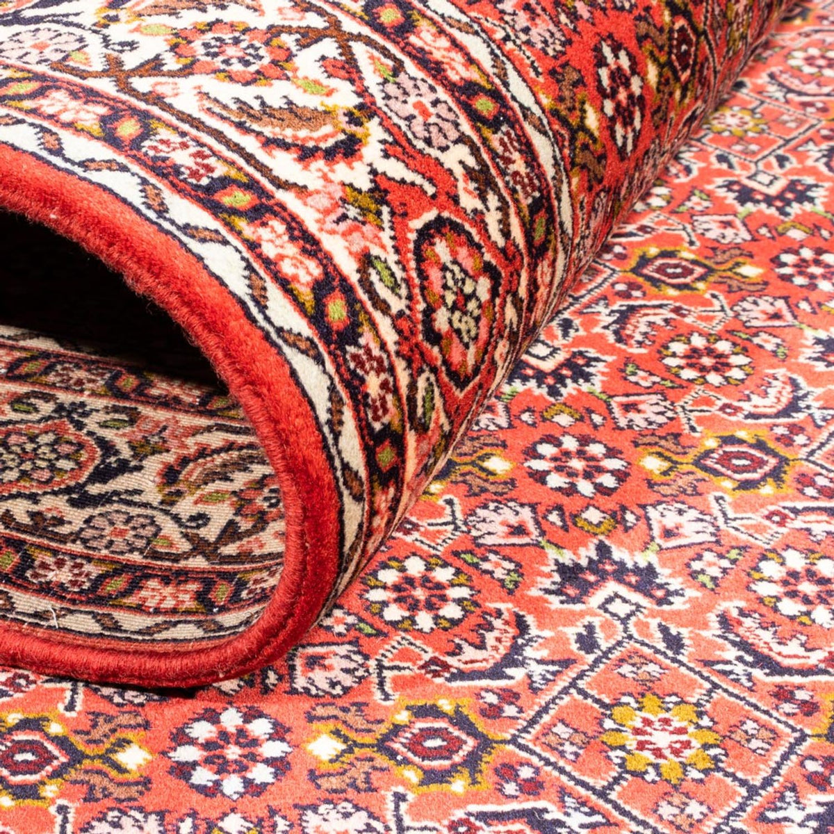 Persisk tæppe - Bijar - Royal - 242 x 168 cm - rød