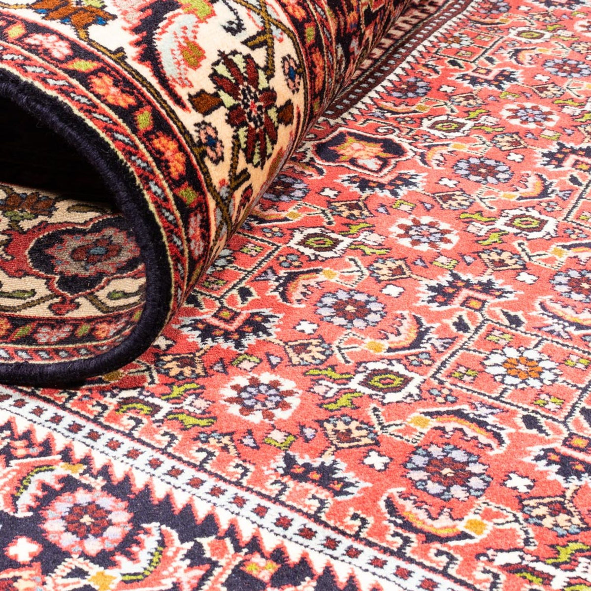 Persisk tæppe - Bijar - Royal - 247 x 168 cm - rød