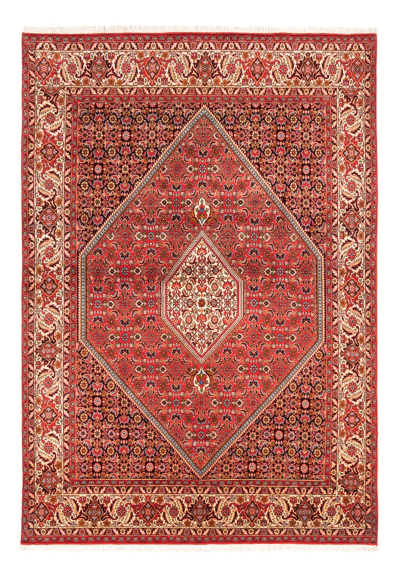 Persisk tæppe - Bijar - Royal - 234 x 176 cm - rød
