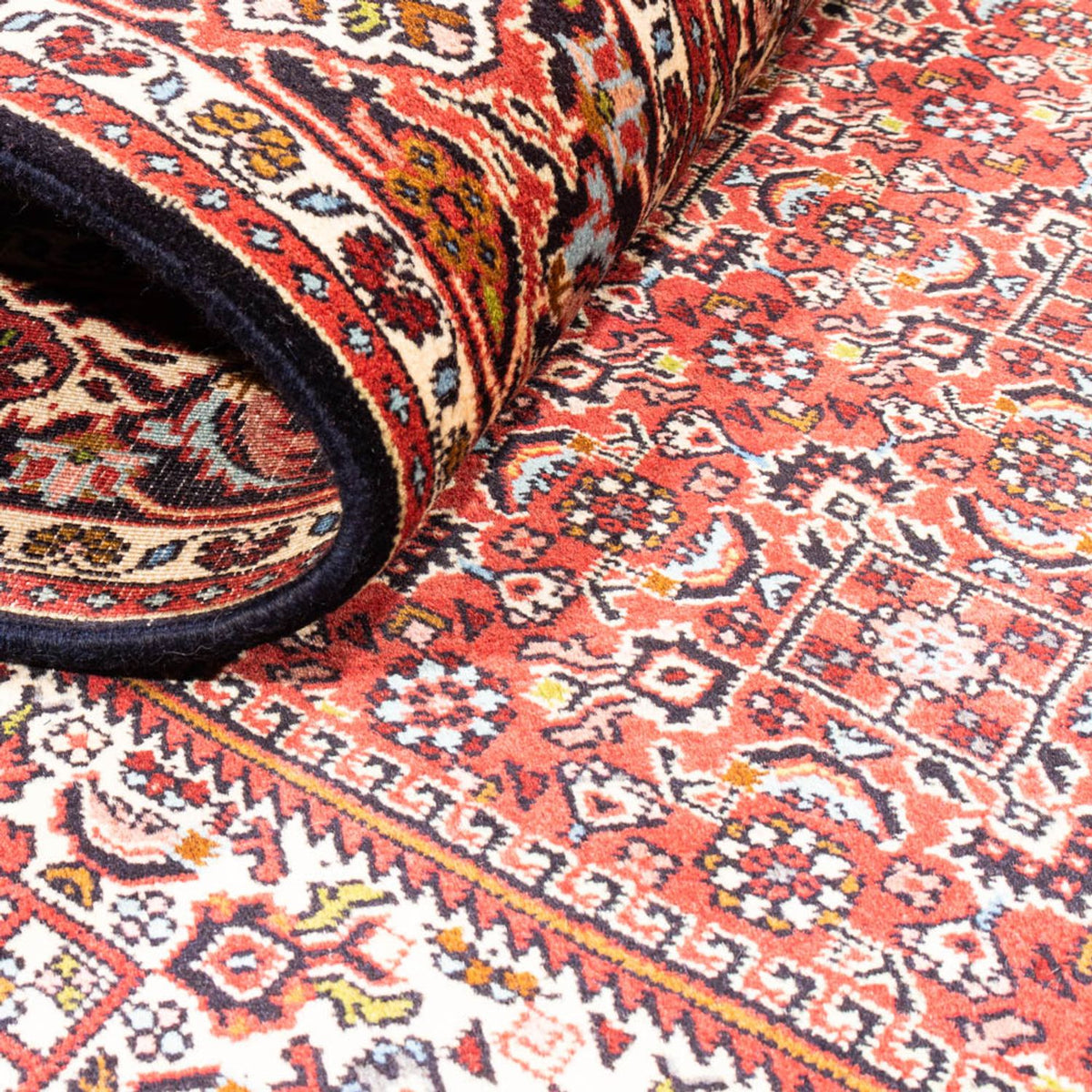 Persisk tæppe - Bijar - Royal - 247 x 172 cm - rød