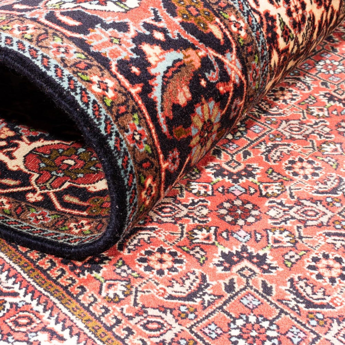 Persisk tæppe - Bijar - Royal - 247 x 173 cm - rød