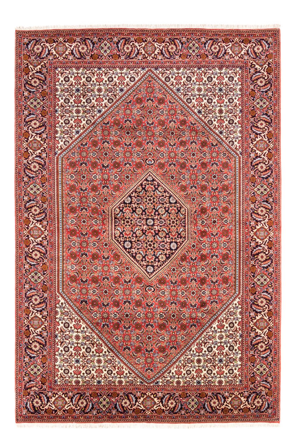 Persisk tæppe - Bijar - Royal - 248 x 171 cm - rød