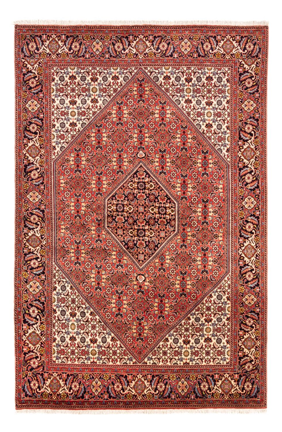 Persisk tæppe - Bijar - Royal - 246 x 171 cm - rød