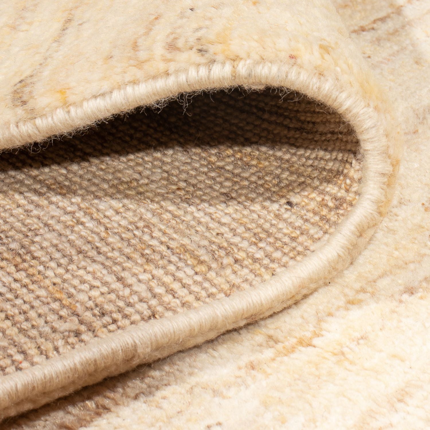 Gabbeh-tæppe - Persisk - 282 x 215 cm - creme