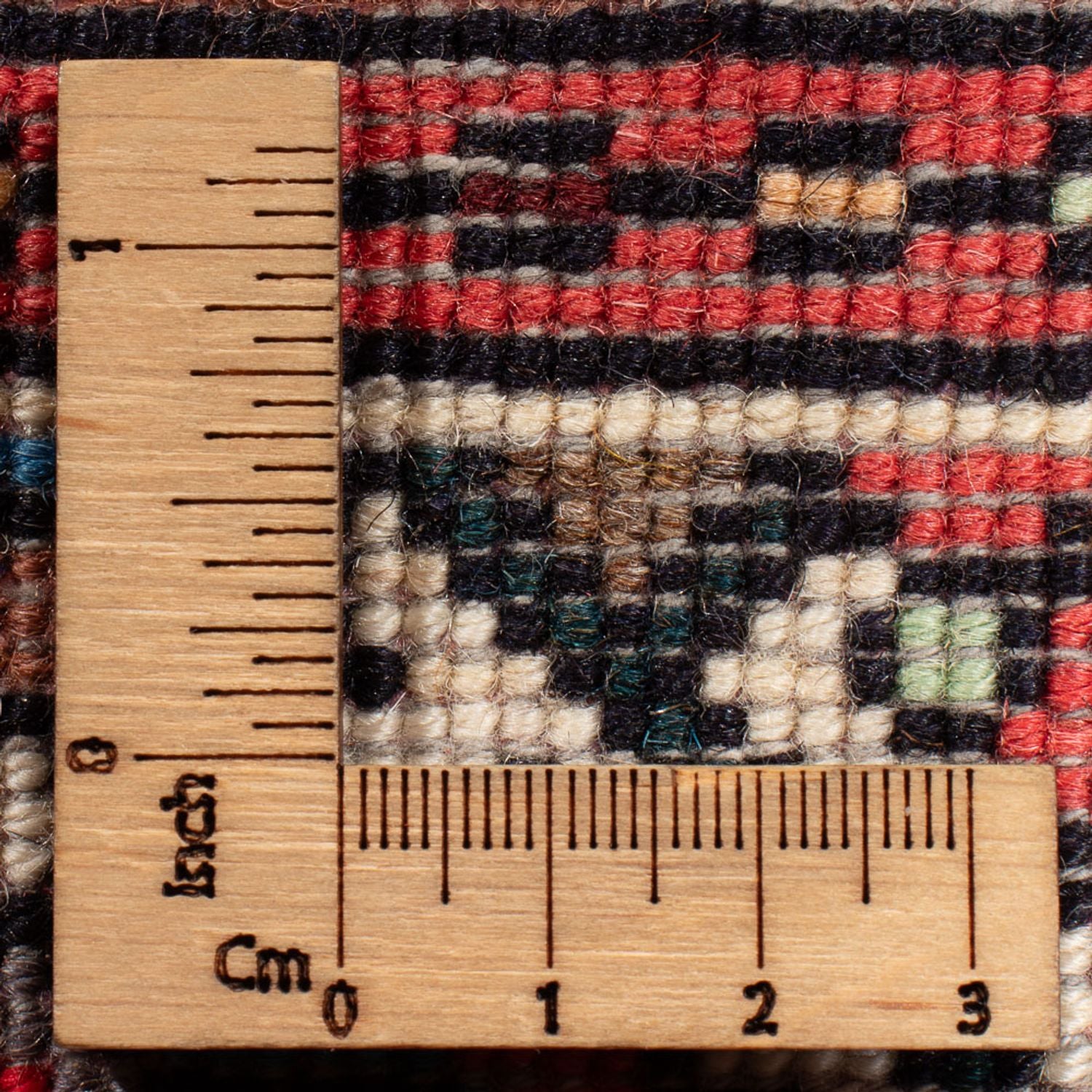 Persisk tæppe - Nomadisk - 89 x 59 cm - rød