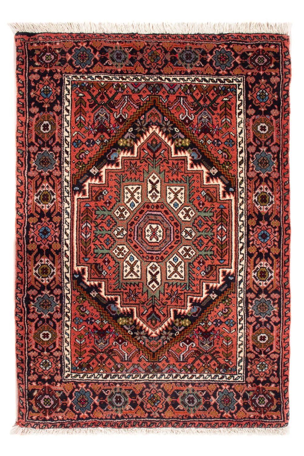 Persisk tæppe - Nomadisk - 92 x 58 cm - rød