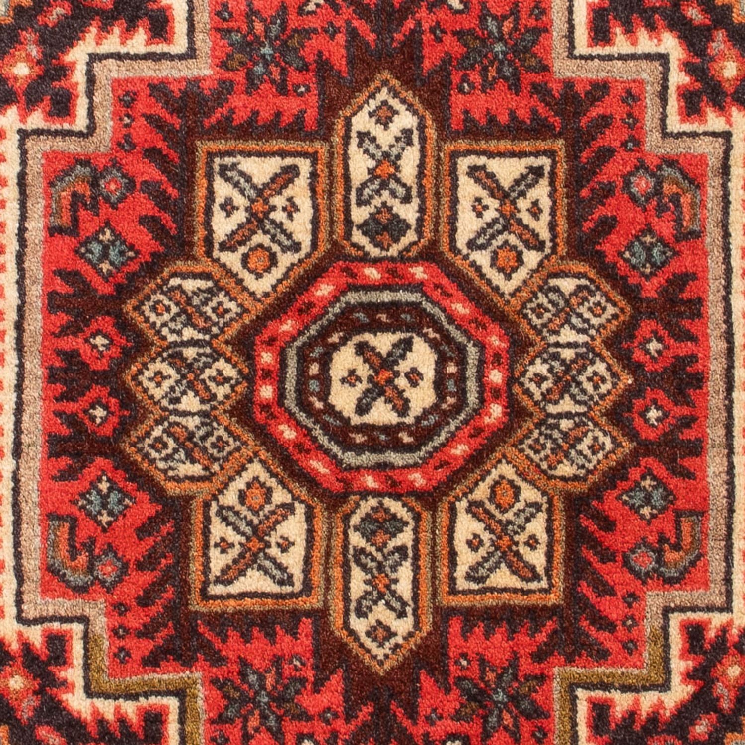 Persisk tæppe - Nomadisk - 99 x 60 cm - rød