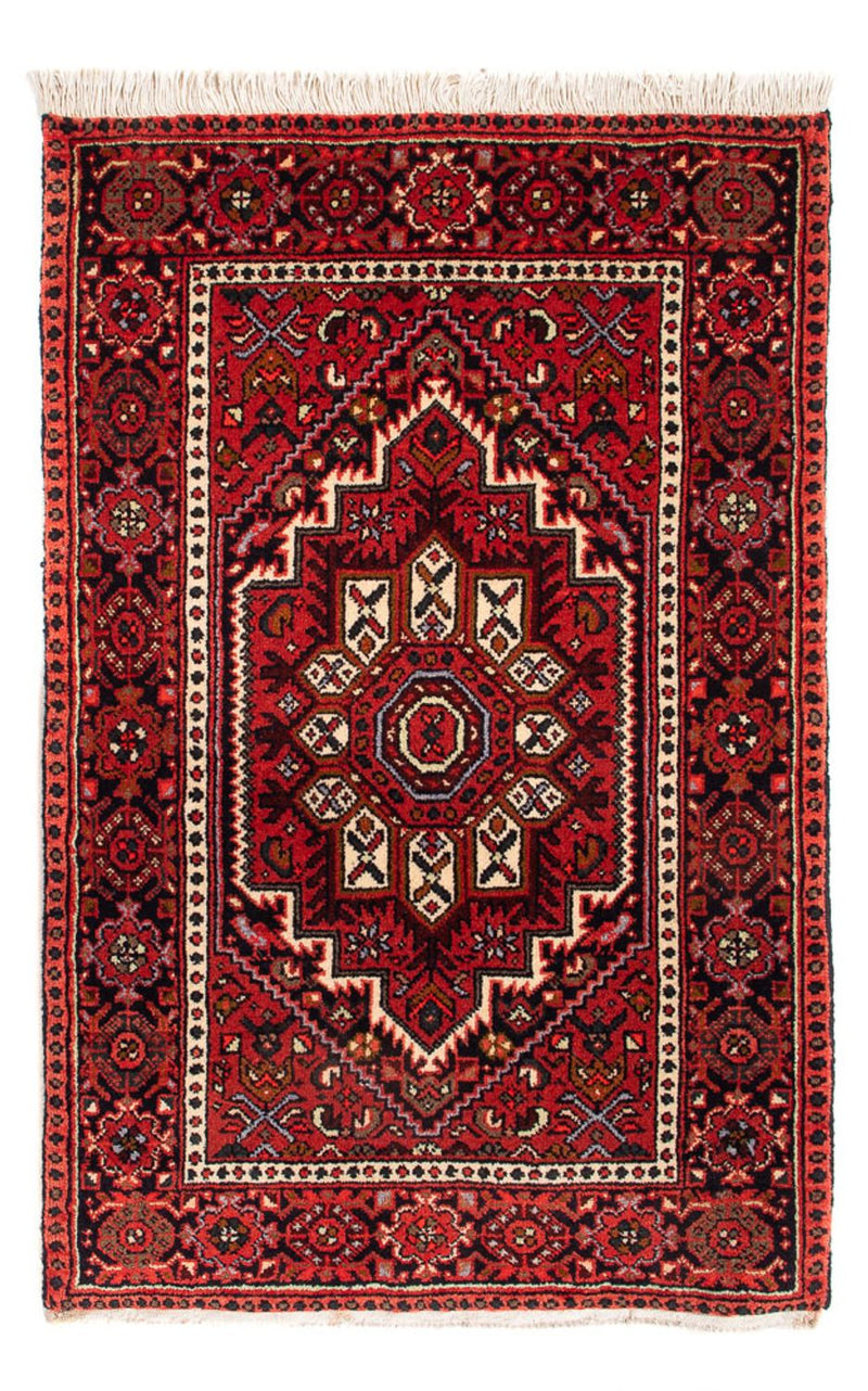 Persisk tæppe - Nomadisk - 95 x 60 cm - rød