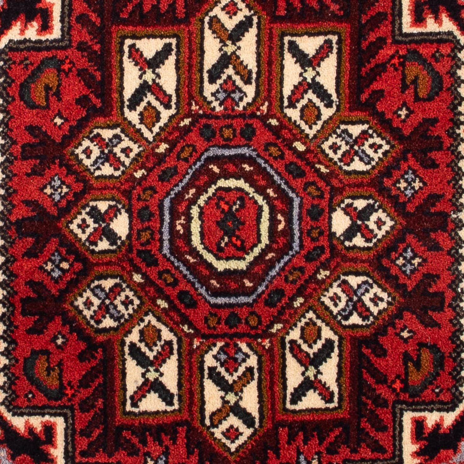 Persisk tæppe - Nomadisk - 95 x 60 cm - rød