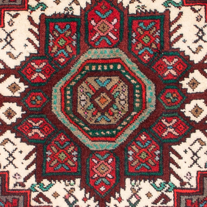 Persisk tæppe - Nomadisk - 95 x 58 cm - creme