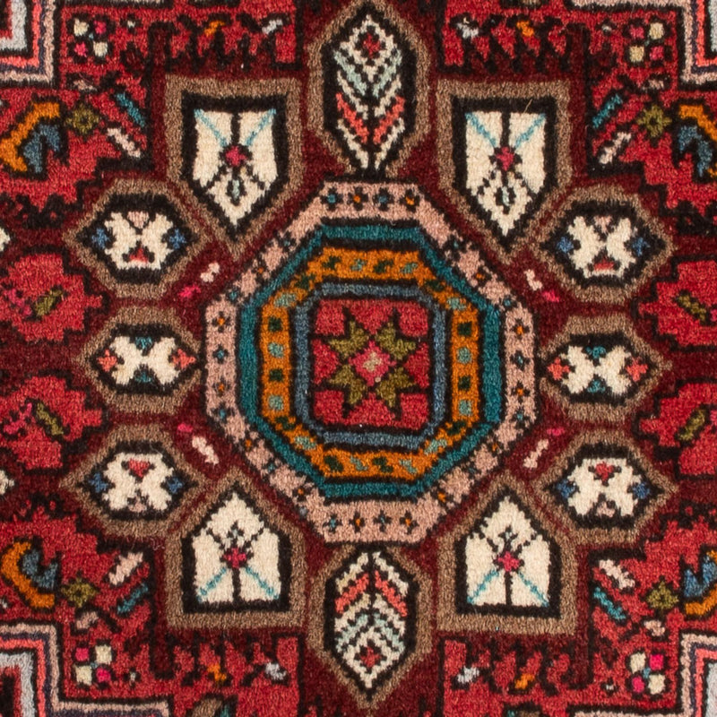 Persisk tæppe - Nomadisk - 74 x 53 cm - rød