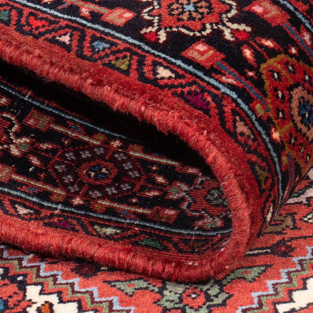 Persisk tæppe - Nomadisk - 122 x 80 cm - rust