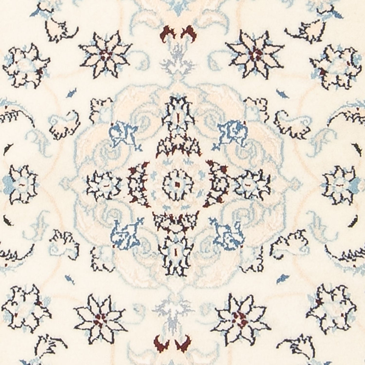 Persisk tæppe - Nain - Premium - 101 x 67 cm - creme