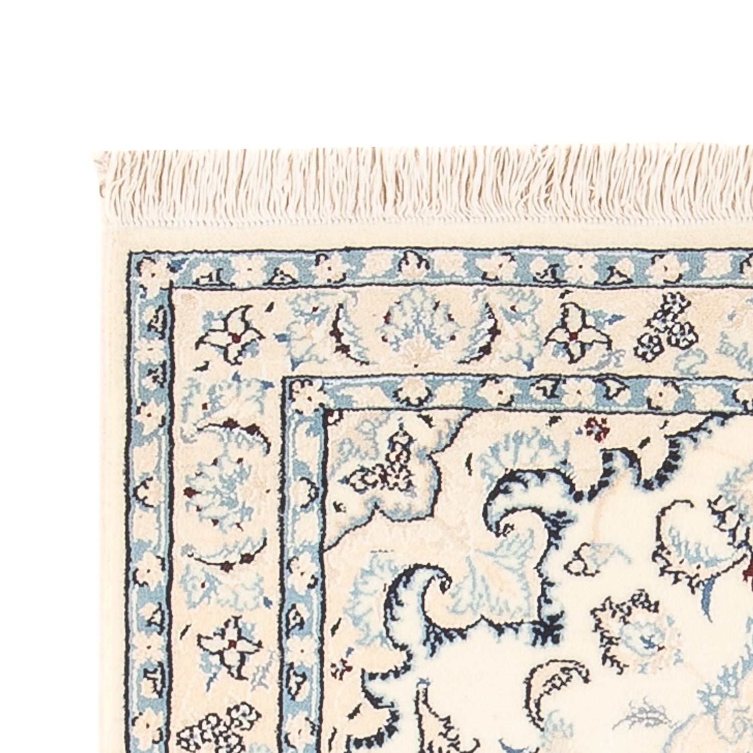 Persisk tæppe - Nain - Premium - 101 x 67 cm - creme