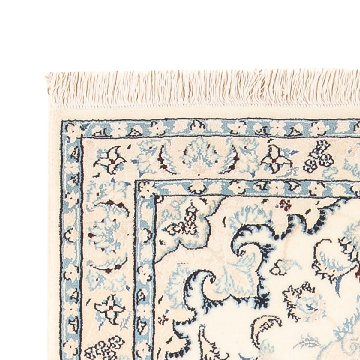 Persisk tæppe - Nain - Premium - 101 x 67 cm - creme