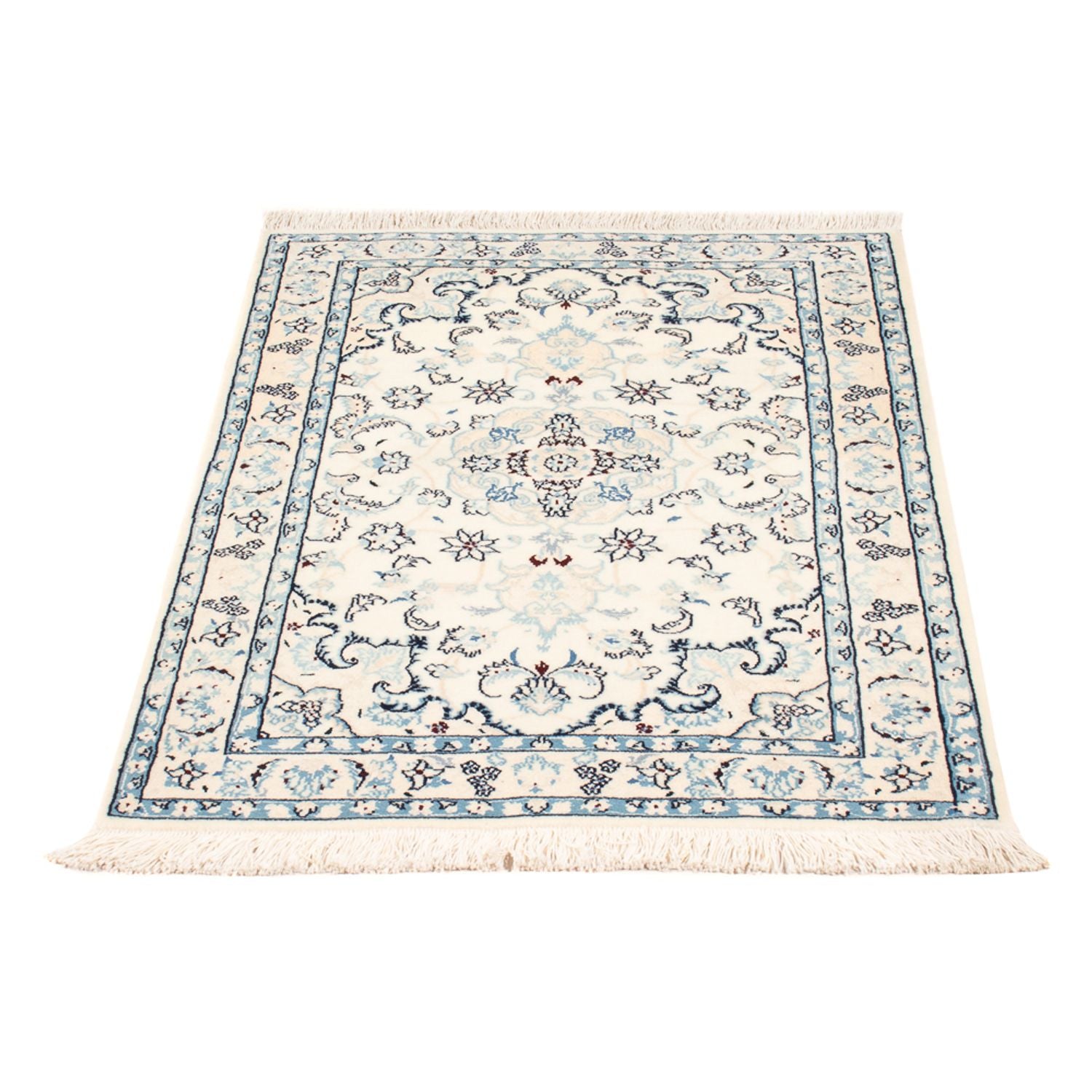Persisk tæppe - Nain - Premium - 101 x 67 cm - creme