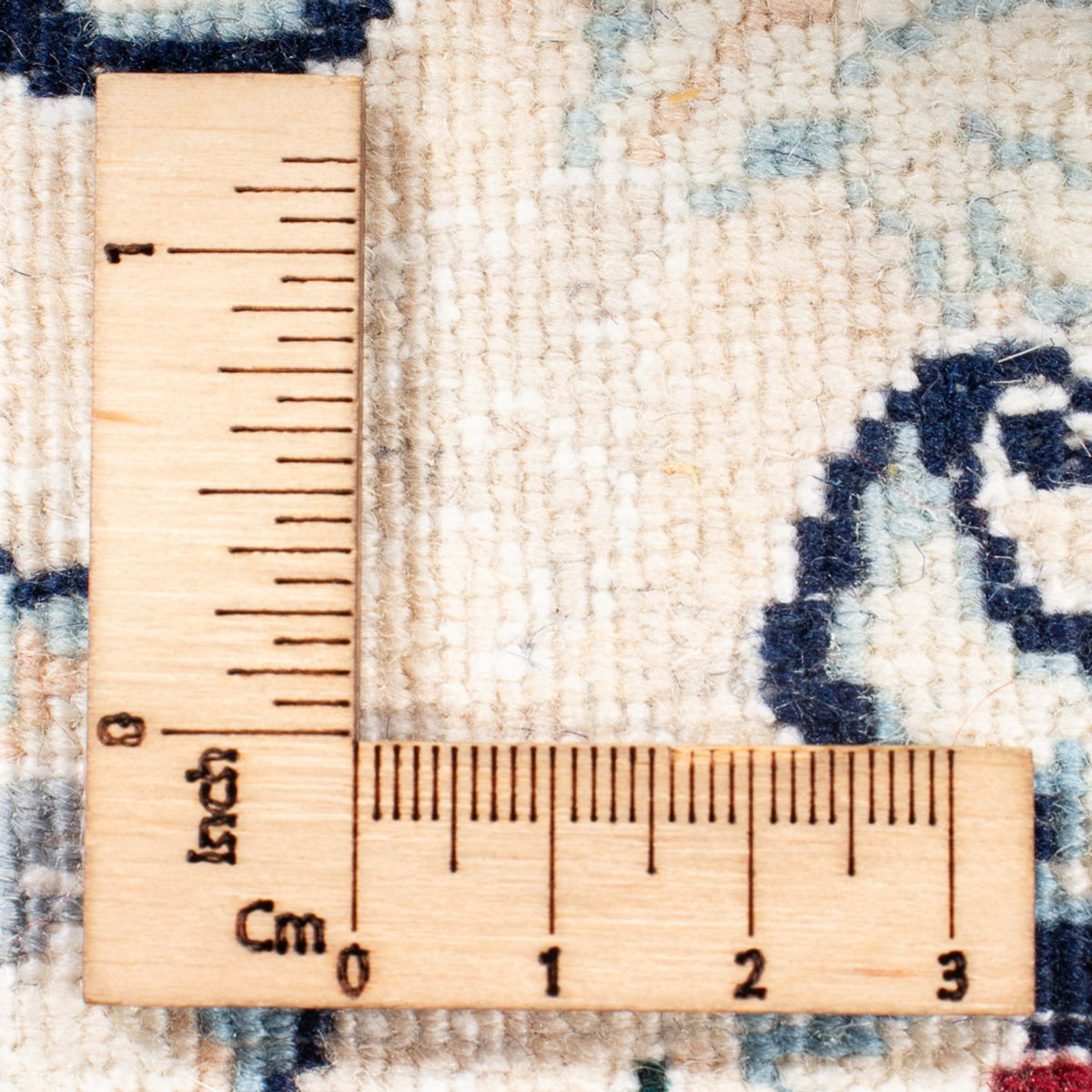 Persisk tæppe - Nain - Premium - 101 x 67 cm - creme