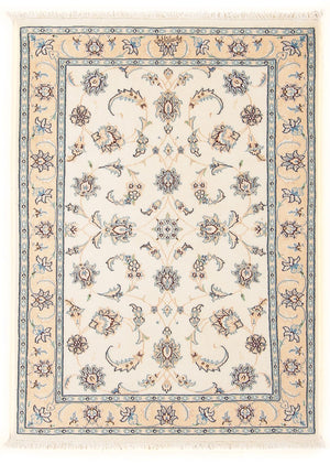 Persisk tæppe - Nain - Premium - 115 x 74 cm - creme