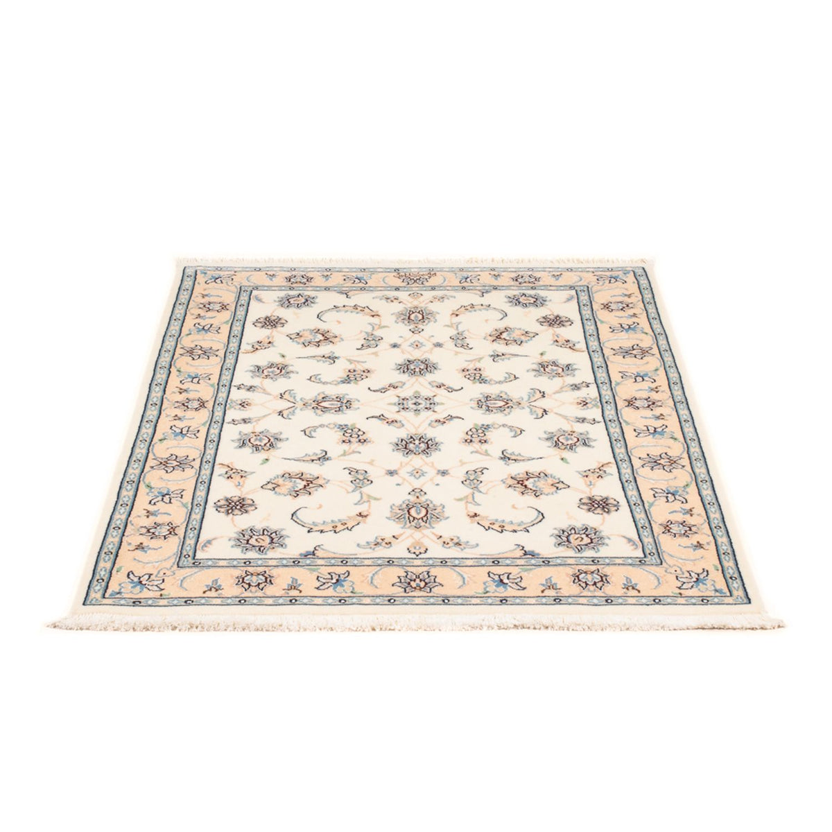 Persisk tæppe - Nain - Premium - 115 x 74 cm - creme