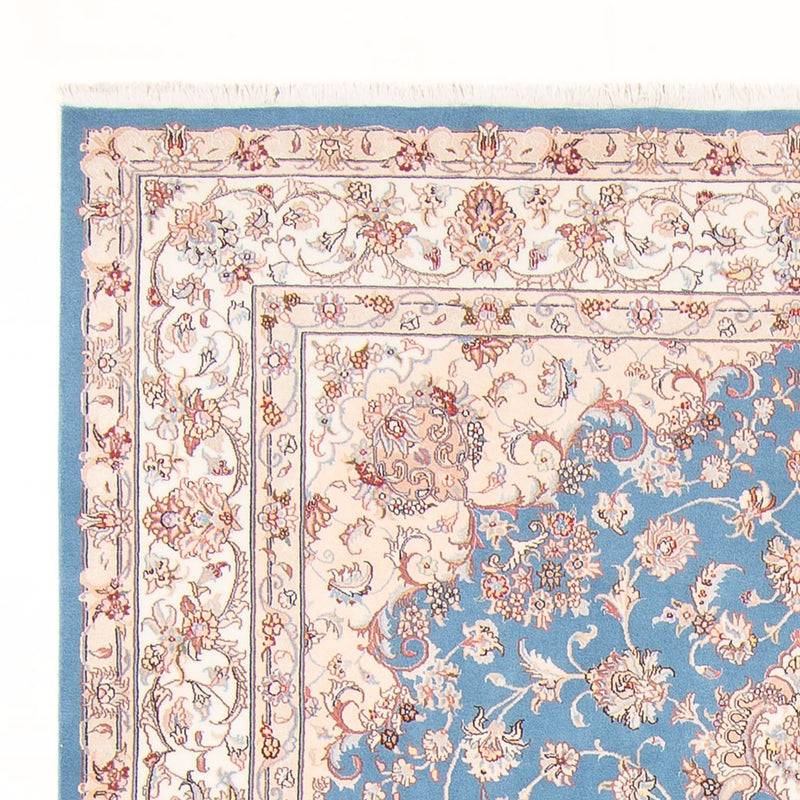 Persisk tæppe - Tabriz - Royal - 298 x 197 cm - lyseblå
