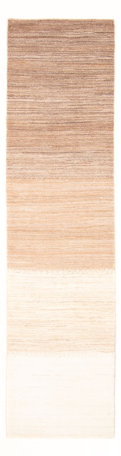 Løber Gabbeh-tæppe - Persisk - 345 x 87 cm - natur