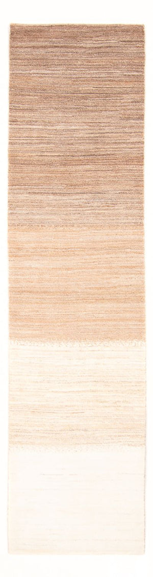 Løber Gabbeh-tæppe - Persisk - 345 x 87 cm - natur