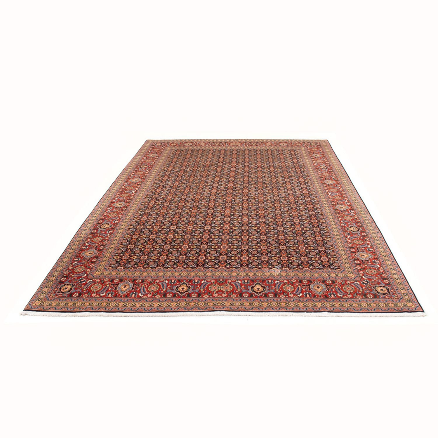 Persisk tæppe - Tabriz - Royal - 307 x 204 cm - mørkeblå