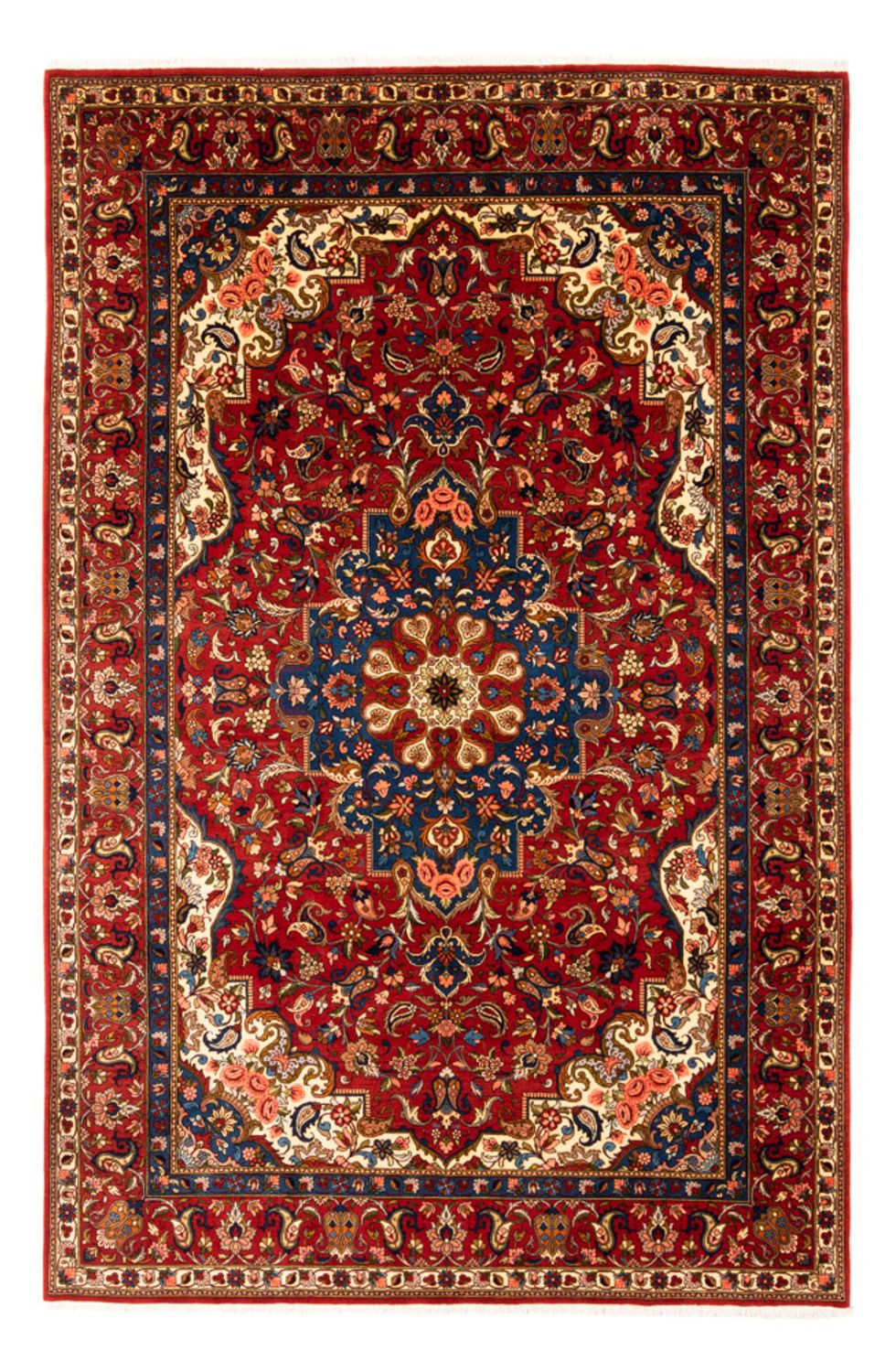 Persisk tæppe - Bijar - Royal - 296 x 204 cm - mørkeblå