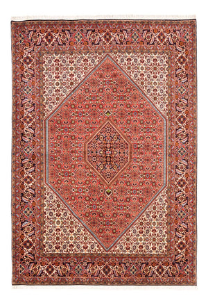 Persisk tæppe - Bijar - 253 x 168 cm - rød
