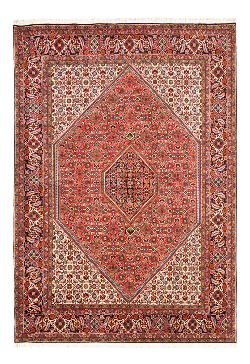Persisk tæppe - Bijar - 253 x 168 cm - rød