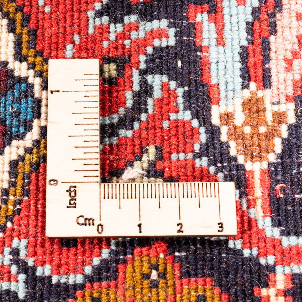 Persisk tæppe - Bijar - 253 x 168 cm - rød