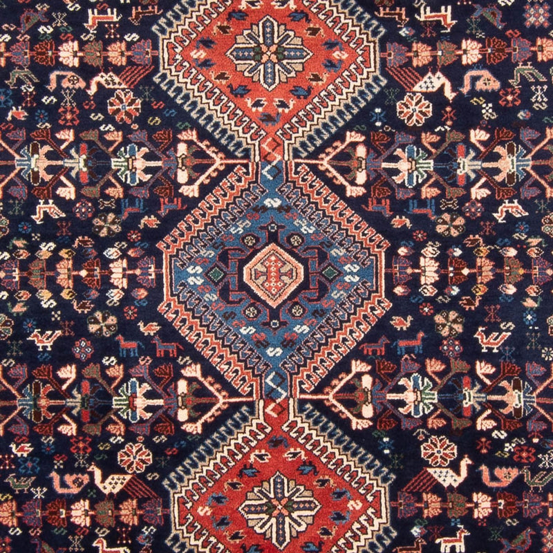 Persisk tæppe - Nomadisk - 294 x 198 cm - mørkeblå