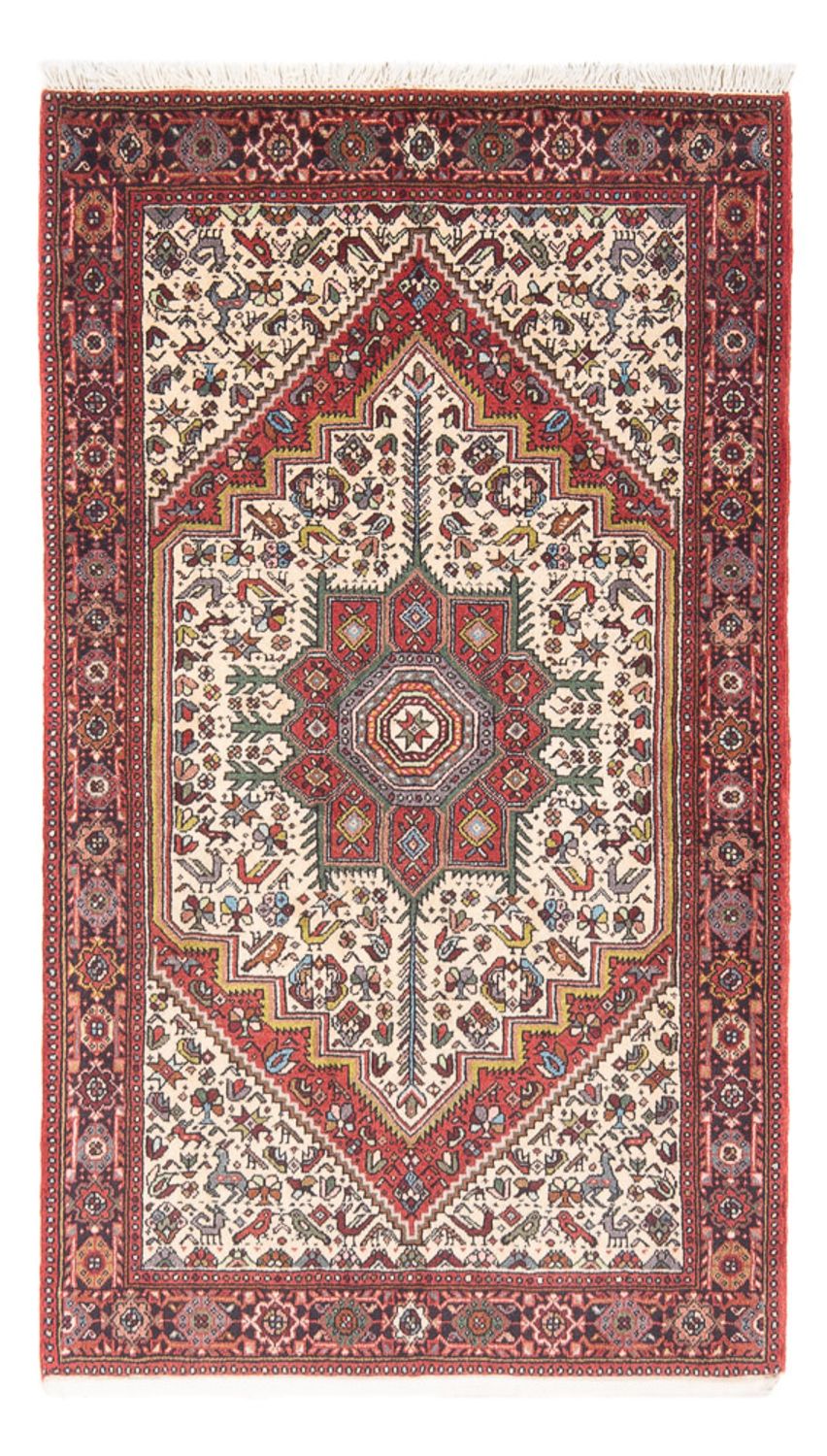 Persisk tæppe - Nomadisk - 126 x 80 cm - creme