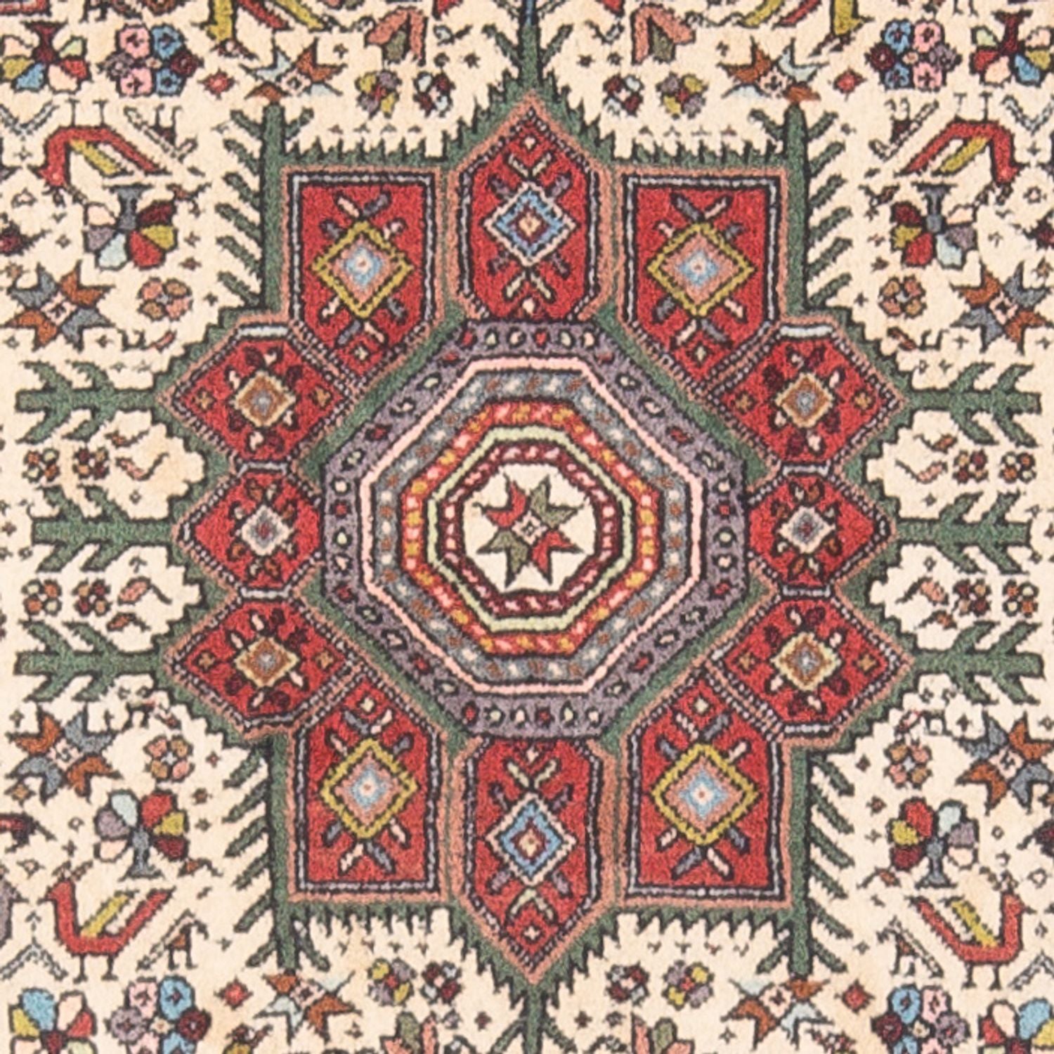 Persisk tæppe - Nomadisk - 126 x 80 cm - creme