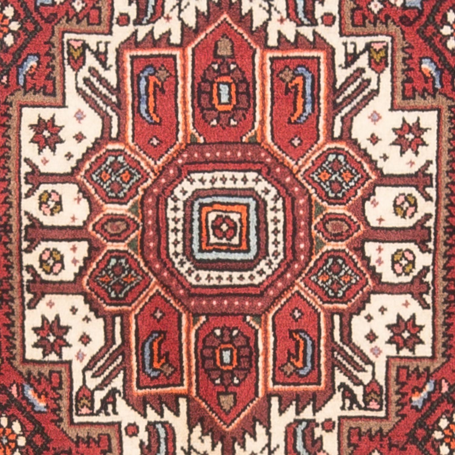 Persisk tæppe - Nomadisk - 127 x 78 cm - creme