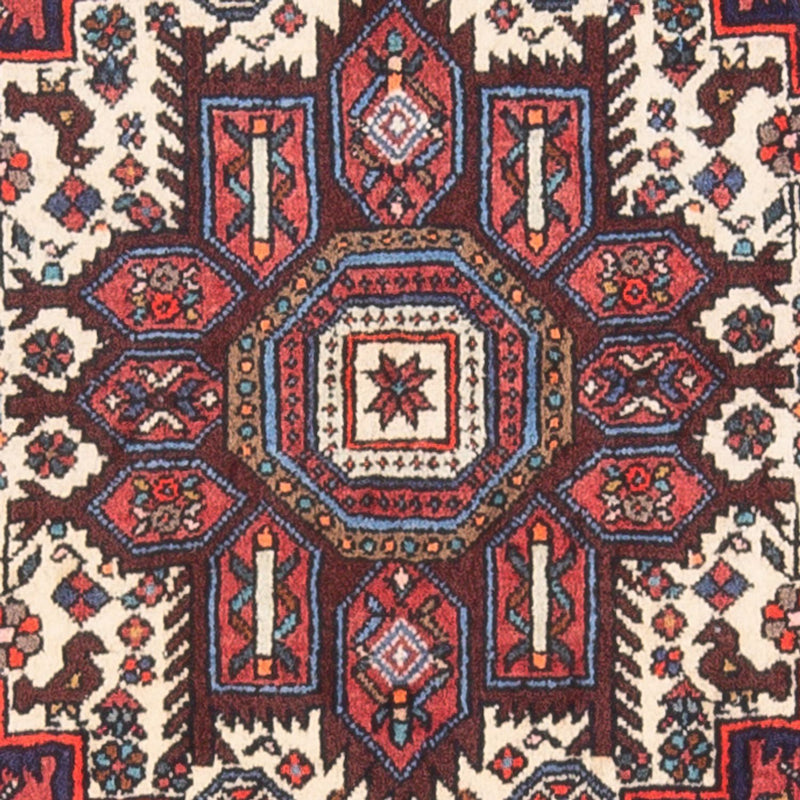 Persisk tæppe - Nomadisk - 122 x 78 cm - creme