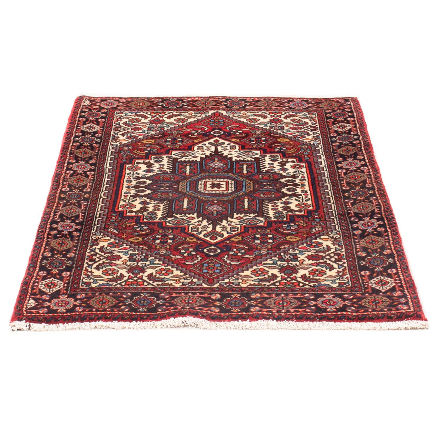Persisk tæppe - Nomadisk - 122 x 78 cm - creme