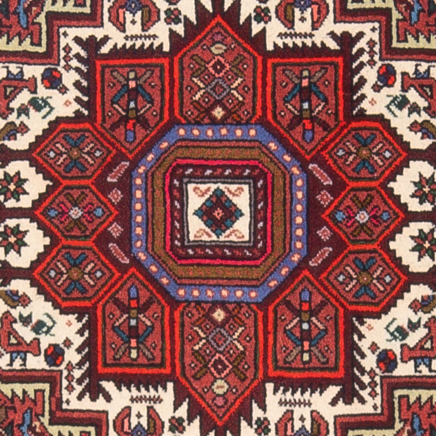 Persisk tæppe - Nomadisk - 115 x 73 cm - rød