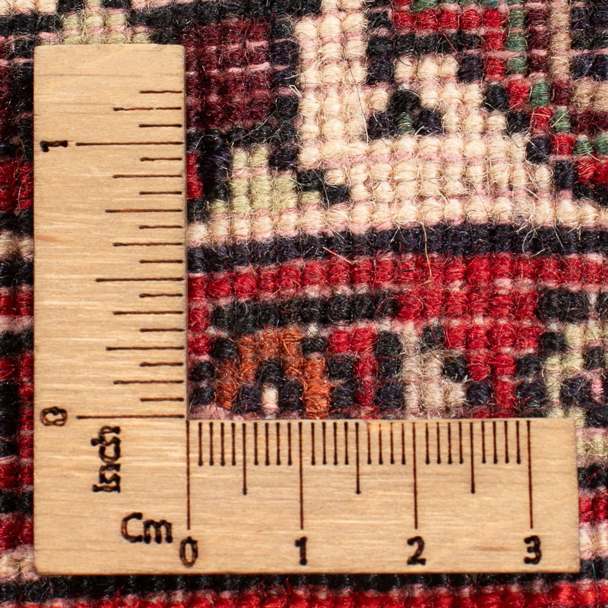 Persisk tæppe - Nomadisk - 132 x 78 cm - lysrød