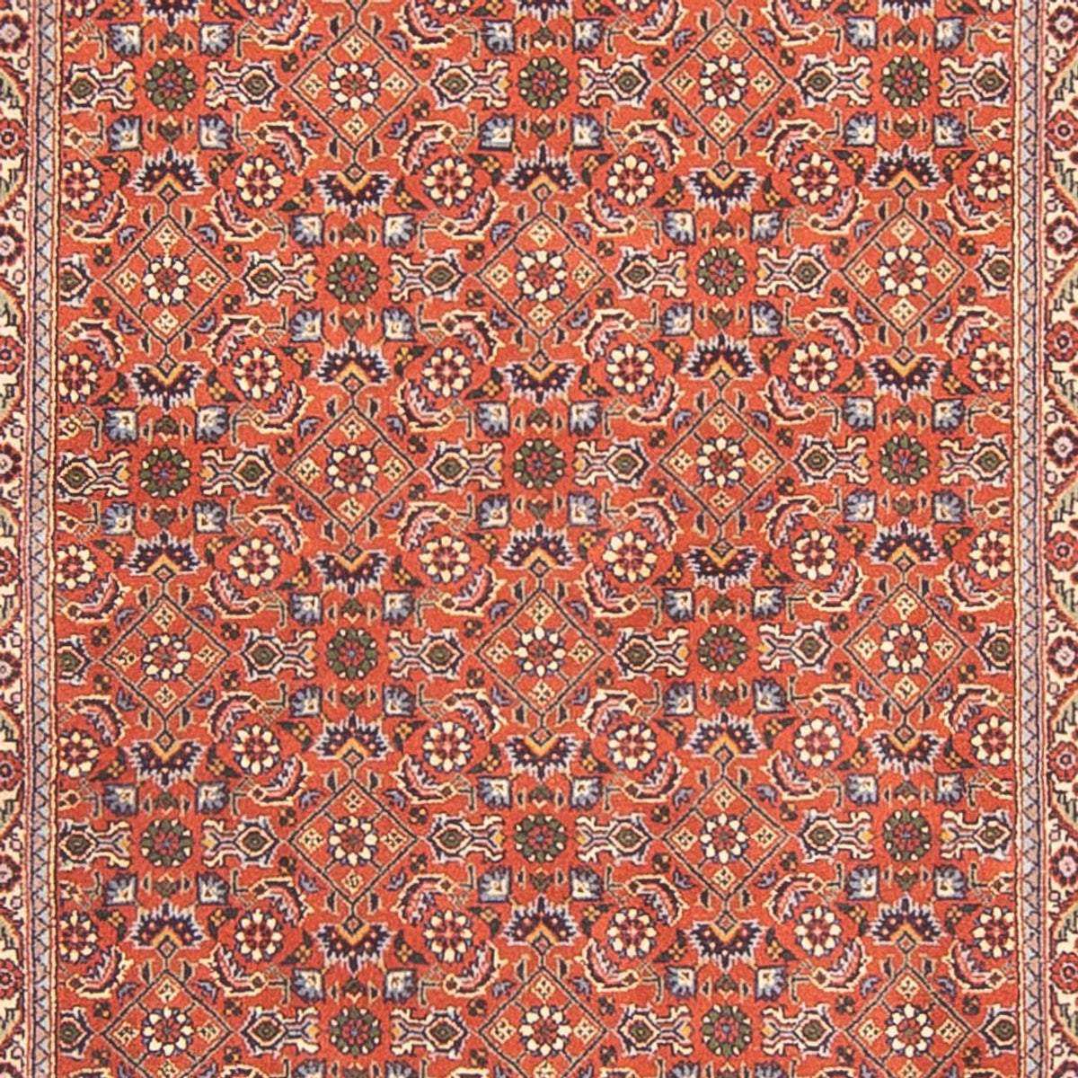 Løber Persisk tæppe - Bijar - 300 x 100 cm - rød