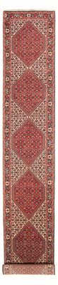 Løber Persisk tæppe - Bijar - Royal - 406 x 65 cm - beige