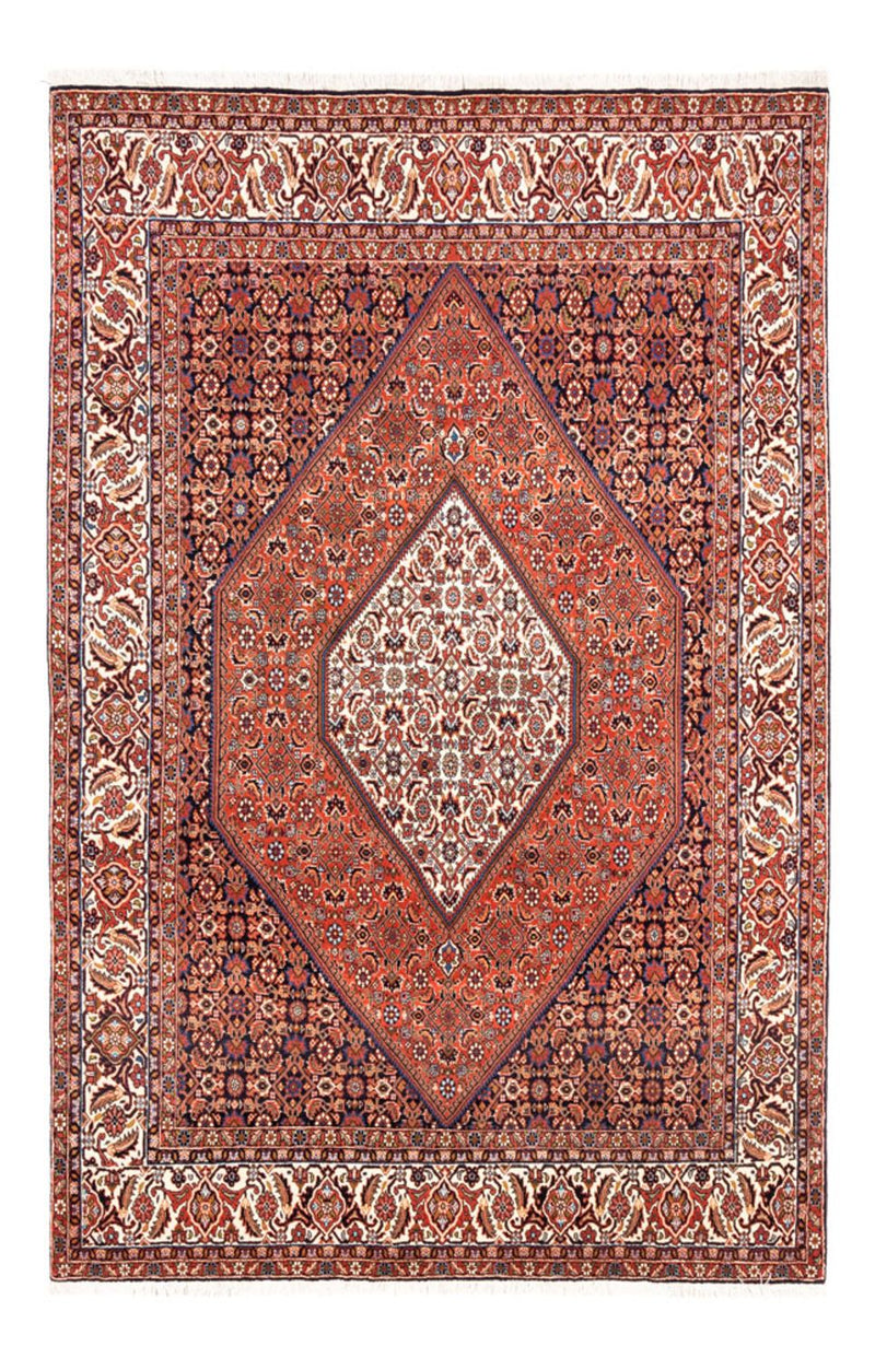 Persisk tæppe - Bijar - 240 x 170 cm - rød