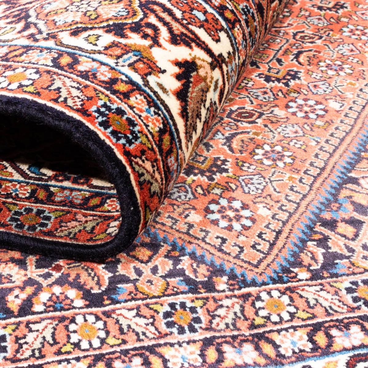 Persisk tæppe - Bijar - 240 x 170 cm - rød