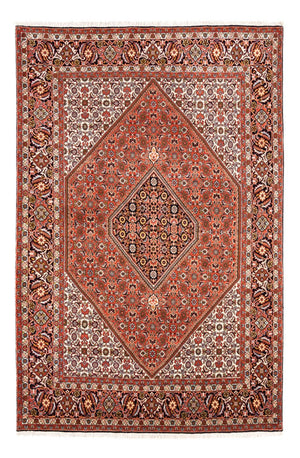 Persisk tæppe - Bijar - 250 x 172 cm - rød