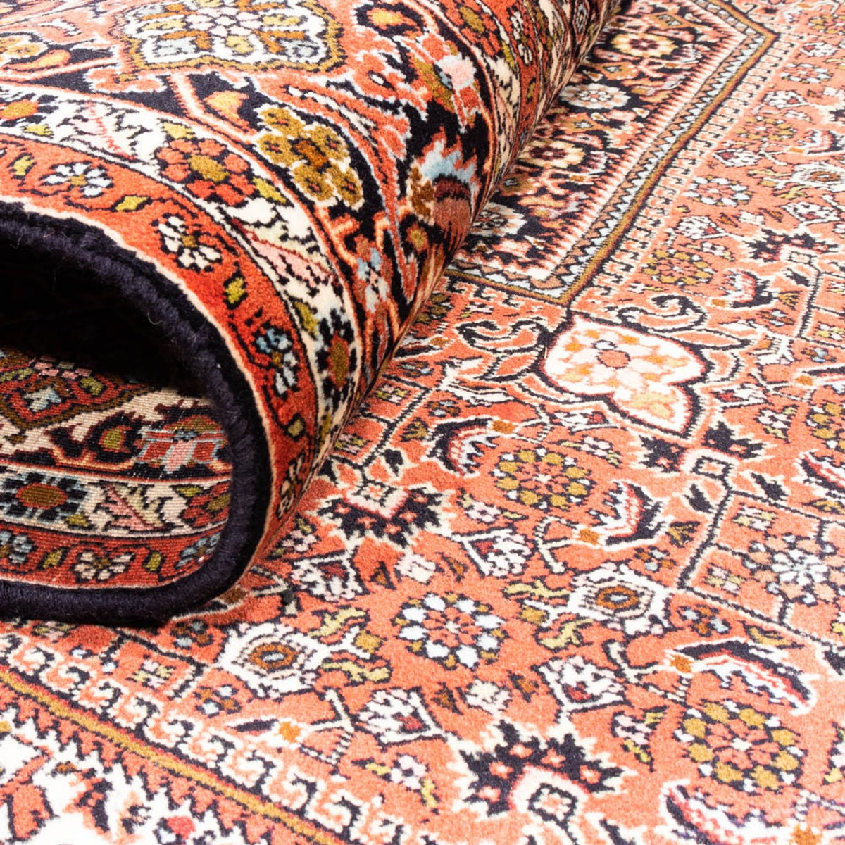 Persisk tæppe - Bijar - 250 x 172 cm - rød